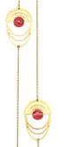 PENDULUM - lang halskæde/long necklace - bohemian - stone